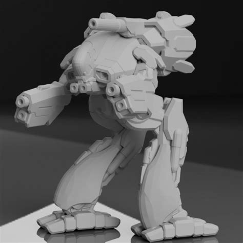 3D Printable Marauder IIC for Battletech by Matt .